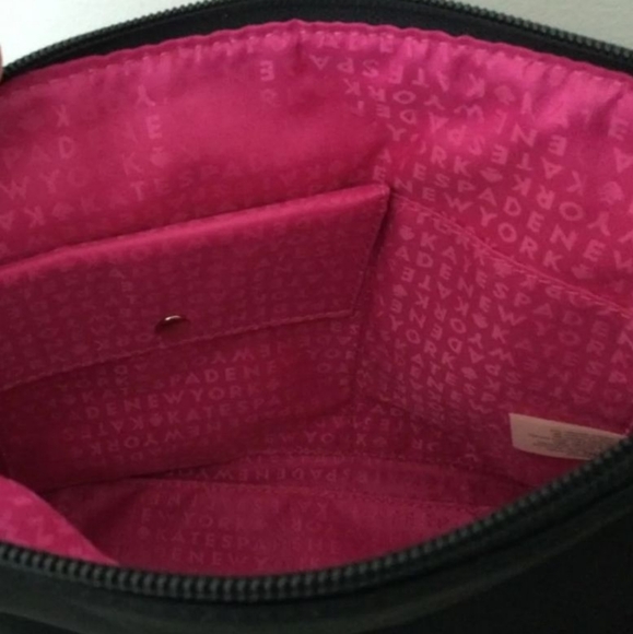 ✨HP✨Kate Spade *Bon Voyage* Nylon Makeup Case Jewelry Pouch - Picture 8 of 13